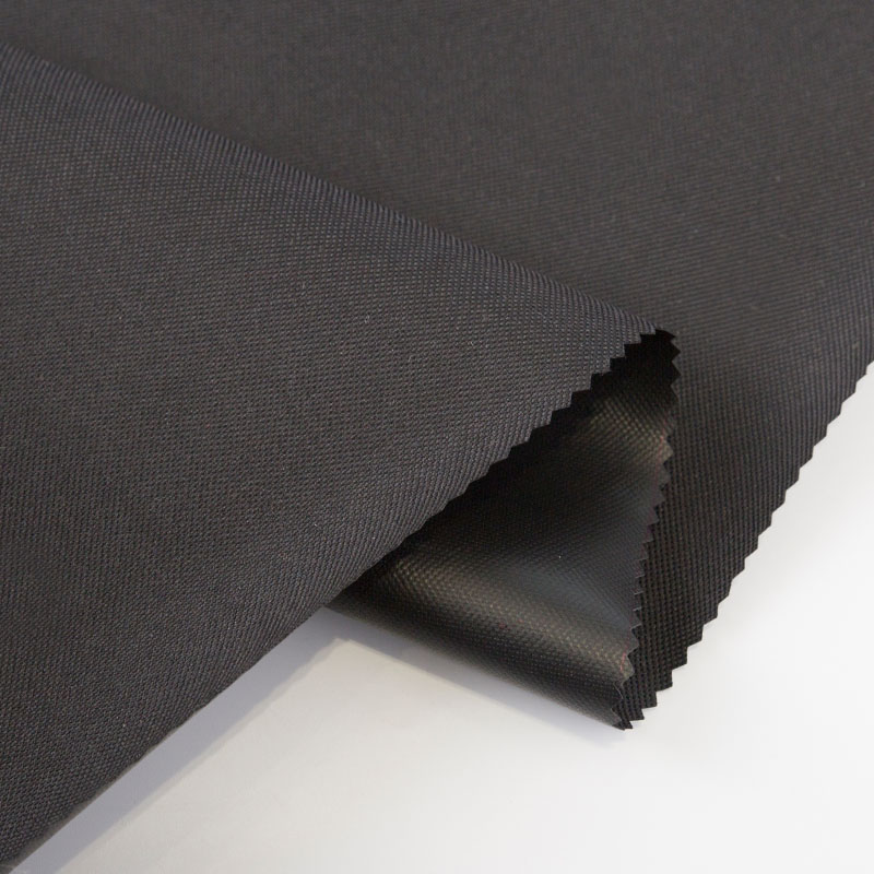 3*3*64 tela Oxford negra cubierta de tela de PVC para equipaje